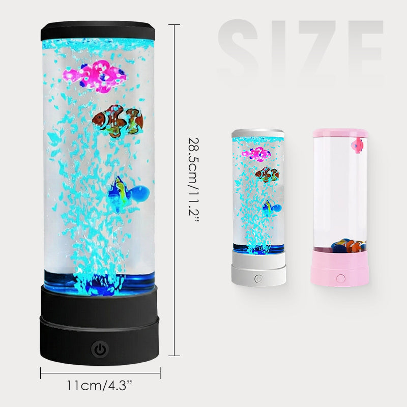 📢📢50 % Rabatt!! ✨🐟 LED-Blasen-Aquariumlampe für Fische – Schafft eine beruhigende Unterwasseratmosphäre💧