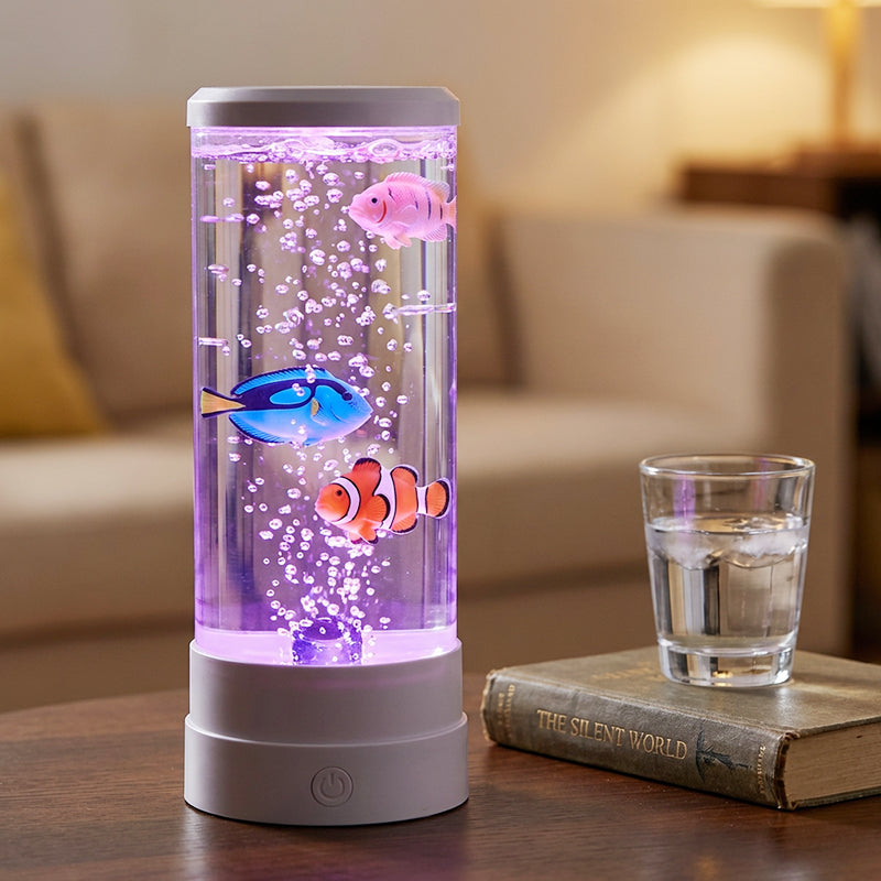 📢📢50 % Rabatt!! ✨🐟 LED-Blasen-Aquariumlampe für Fische – Schafft eine beruhigende Unterwasseratmosphäre💧