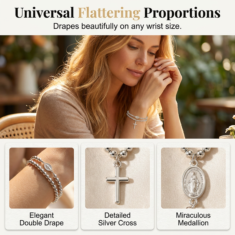 🌷💝Muttertag Bestseller 🎁💐50 % Rabatt!! 🥳💞Modisches Gebetsperlenarmband