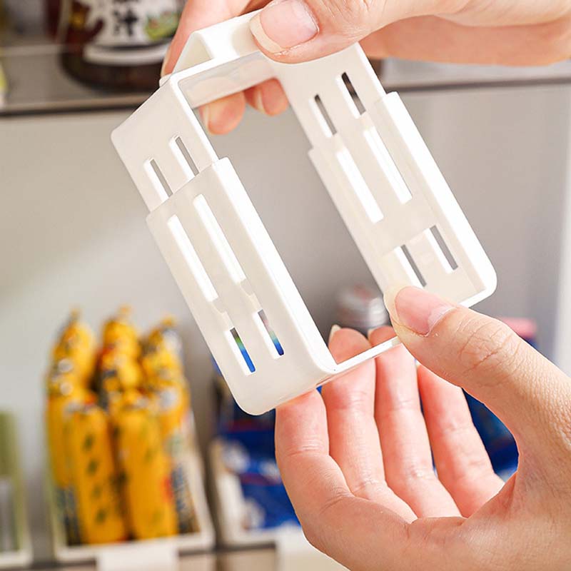 🔥🎁 2+1 GRATIS!! ✨Verstellbarer Kühlschrank-Organizer-Trennsteg – Flexibel anpassbar, Anti-Rutsch & platzsparend