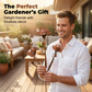 📢📢50 % Rabatt!!🥳🌷Gartenstecker aus geflammtem Kupfer mit drei Calla-Lilien und Glöckchen