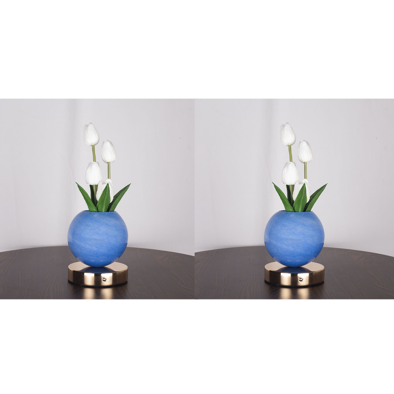 🌷 Elegante Tulpenstrauß-Lampe – Romantisches Nachtlicht für eine warme Wohnatmosphäre
