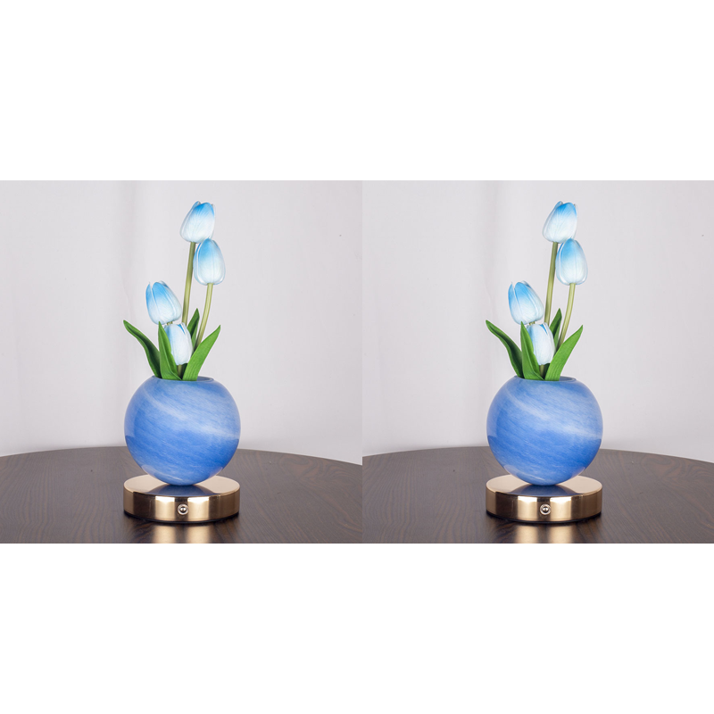 🌷 Elegante Tulpenstrauß-Lampe – Romantisches Nachtlicht für eine warme Wohnatmosphäre