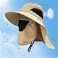 📢📢 50 % Rabatt!! 🥳 Neuheit 2026 👒☀️ Sonnenhut mit breiter Krempe & Nackenschutz-Cape – atmungsaktiv mit UV-Schutz 🏕️ perfekt für Gartenarbeit, Strand, Angeln, Golf, Wandern und heiße Sommertage 💚