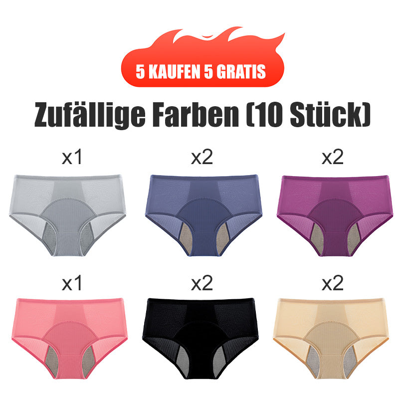 🌸KAUFE 5 UND ERHALTE 5 GRATIS 🌸2026 Neueste High Waist Leak proof Höschen