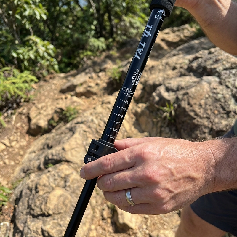 ⛰️ Verstellbarer Trekkingstock aus Aluminiumlegierung – Langlebig, stoßdämpfend, leicht 🌲