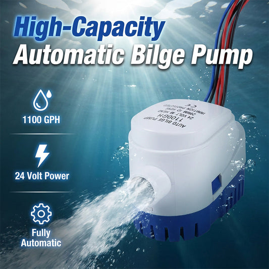 ⏳ZEITLICH BEGRENZTES ANGEBOT: 50 % RABATT! 🌊Automatische Tauchbilgepumpe