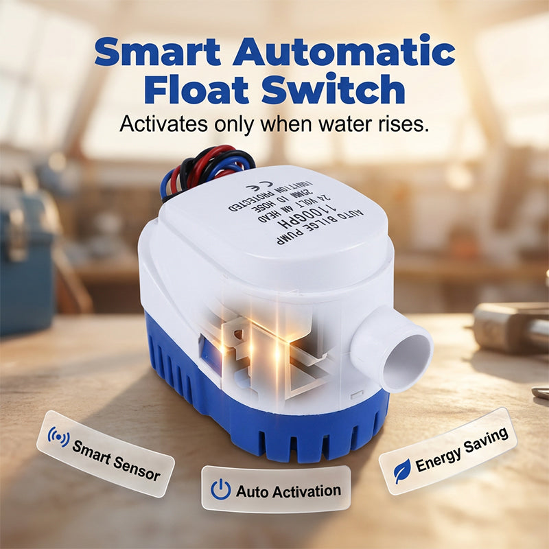 ⏳ZEITLICH BEGRENZTES ANGEBOT: 50 % RABATT! 🌊Automatische Tauchbilgepumpe