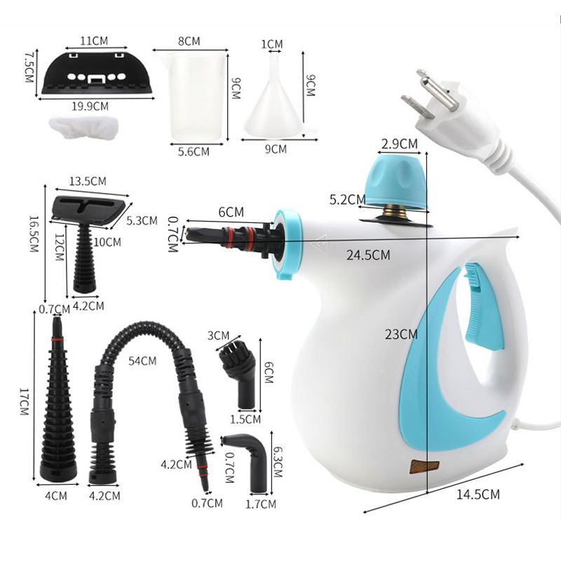 📢📢50 % Rabatt!!🥳Hand-Hochdruck-Dampfreiniger mit 9 Zubehörteilen