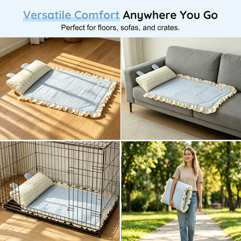 💥💥 Sommer-Bestseller 🐱🐶 Kühlendes Kissen und Matte für Haustiere 🛌