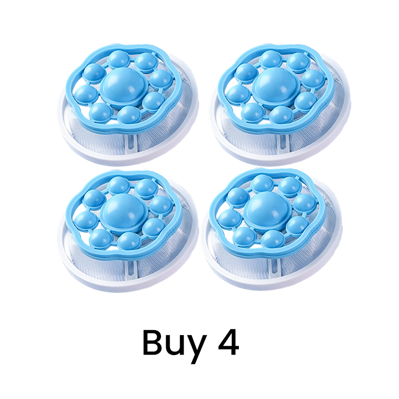 📢📢50 % Rabatt!!🥳 1+1 GRATIS!! 🎁🛡️ Schwimmender und wiederverwendbarer Flusenfilter für Waschmaschinen