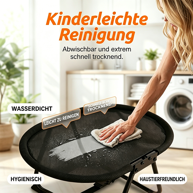 📢📢50 % Rabatt!! + KOSTENLOSER VERSAND 🥳🐾Kühles Sommer-Haustierbett – Faltbare Liegefläche mit feuchtigkeitsableitendem Stoff🛏️💚