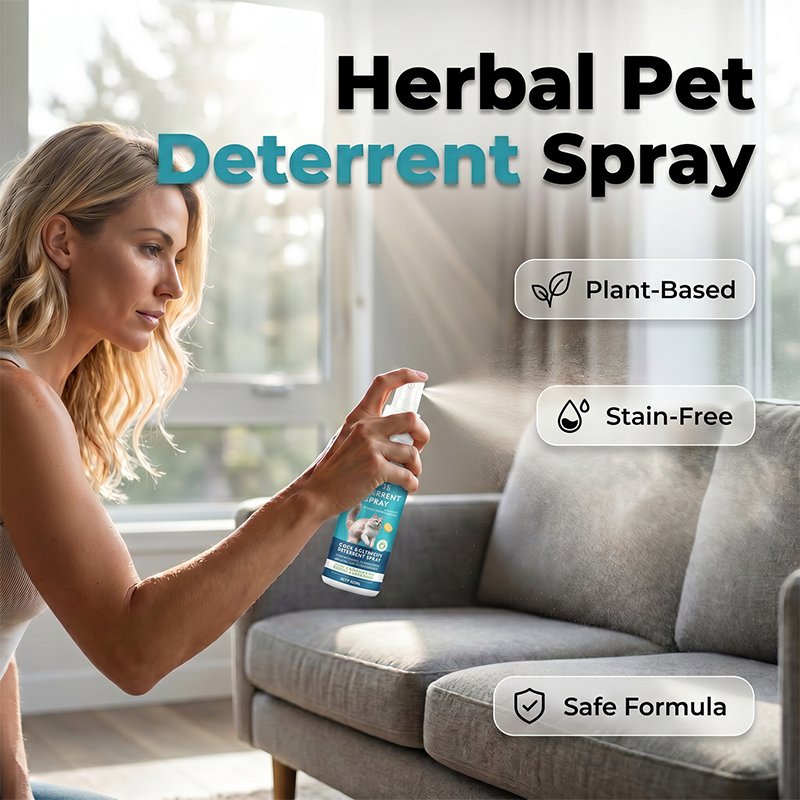 🔥🎁 2+1 GRATIS!!🥳🐾Pflanzliches Haustierabwehrspray für Katzen und Kätzchen🌿