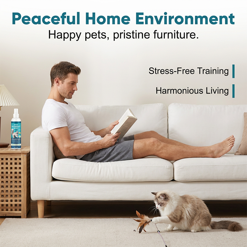 🔥🎁 2+1 GRATIS!!🥳🐾Pflanzliches Haustierabwehrspray für Katzen und Kätzchen🌿