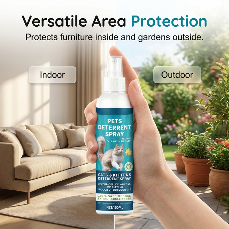 🔥🎁 2+1 GRATIS!!🥳🐾Pflanzliches Haustierabwehrspray für Katzen und Kätzchen🌿