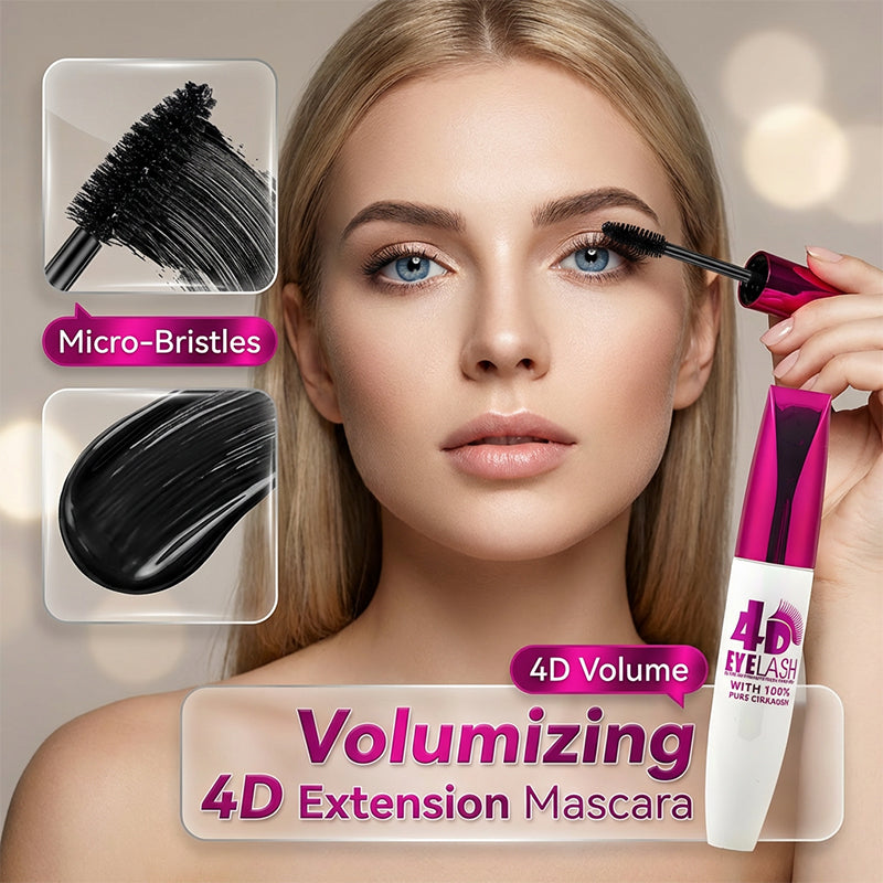 👁️ 4D Volumen Wimperntusche – Wasserfest, langanhaltend & für extra Länge und Dichte!