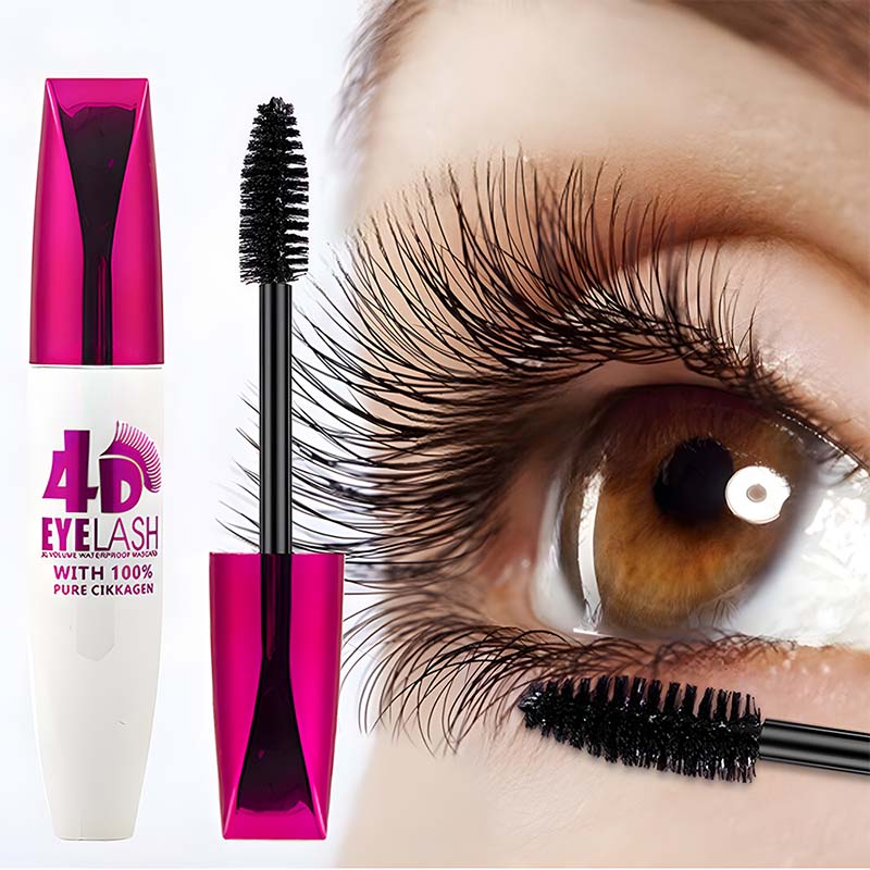 👁️ 4D Volumen Wimperntusche – Wasserfest, langanhaltend & für extra Länge und Dichte!