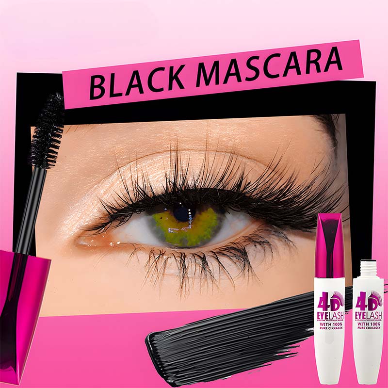 👁️ 4D Volumen Wimperntusche – Wasserfest, langanhaltend & für extra Länge und Dichte!