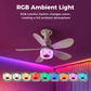 📢📢50 % RABATT!! ⏰3-in-1-Deckenventilator mit Licht und Bluetooth-Lautsprecher 🎵 Kühle Brise, sanftes Licht und angenehme Musik – Komfort den ganzen Tag 🛋️