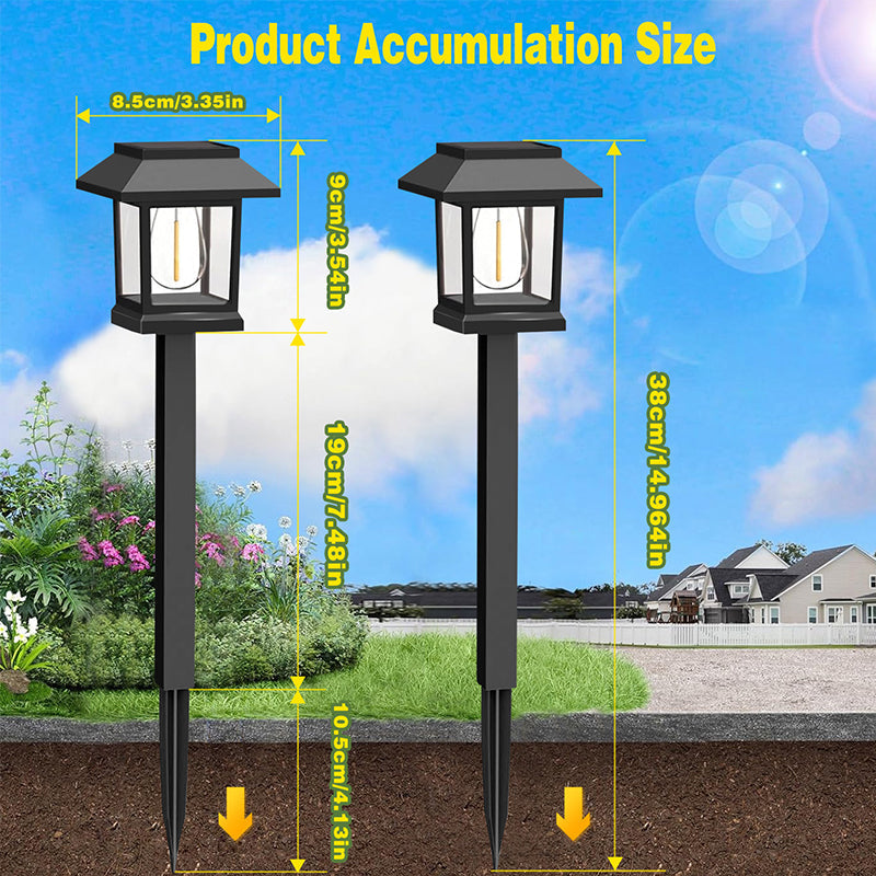 🏡✨Wasserdichte Solar-Wegeleuchte für den Außenbereich – 2er-Pack/Set