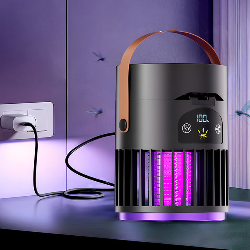 🔥Zeitlich begrenztes Angebot: 50 % Rabatt🔥 Tragbarer, wiederaufladbarer Ventilator mit UV-Insektenvernichter-Lampe