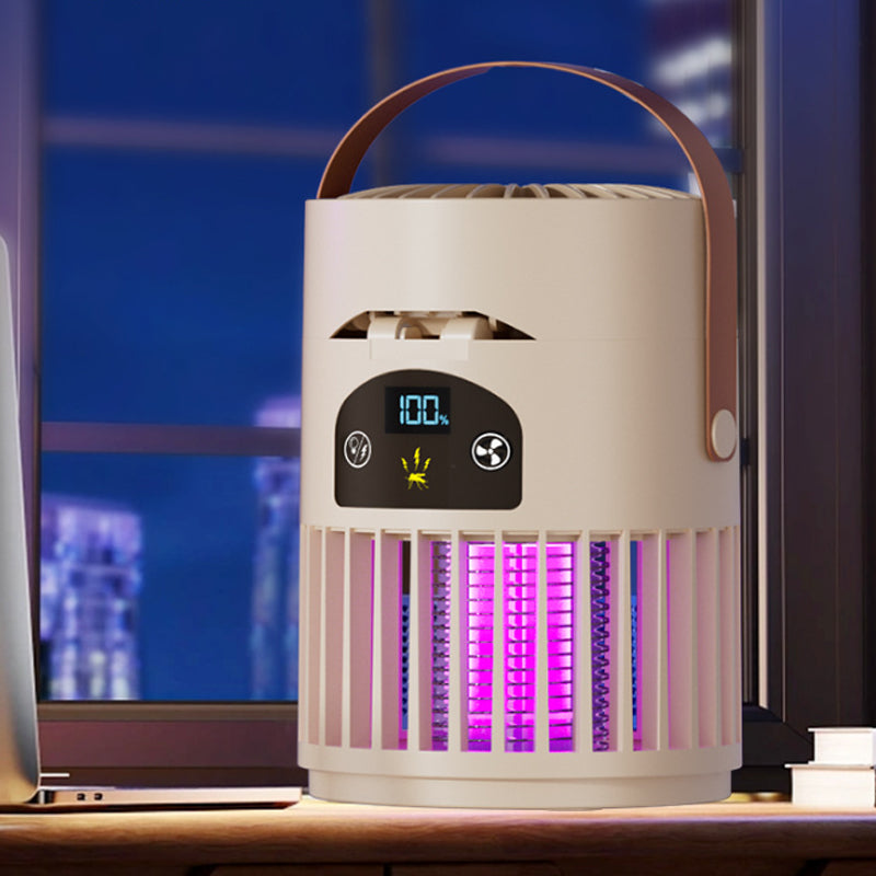 🔥Zeitlich begrenztes Angebot: 50 % Rabatt🔥 Tragbarer, wiederaufladbarer Ventilator mit UV-Insektenvernichter-Lampe