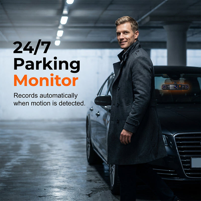 ⏳50 % Rabatt für kurze Zeit ⏰24-Stunden-Parküberwachung mit Nachtsicht-Dashcam🚗📹