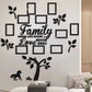 📢📢50 % RABATT!! ⏰👨‍👩‍👧‍👦🏡3D-Familienstammbaum-Fotorahmen-Wandaufkleber