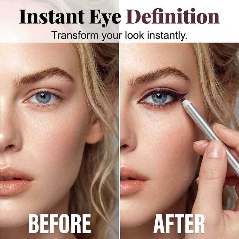 🔥🎁 2+1 GRATIS!!🥳 💞 50K+ VERKAUFT! ⚡🖤 Wasserfester Gel-Eyeliner-Stift 👁️💧