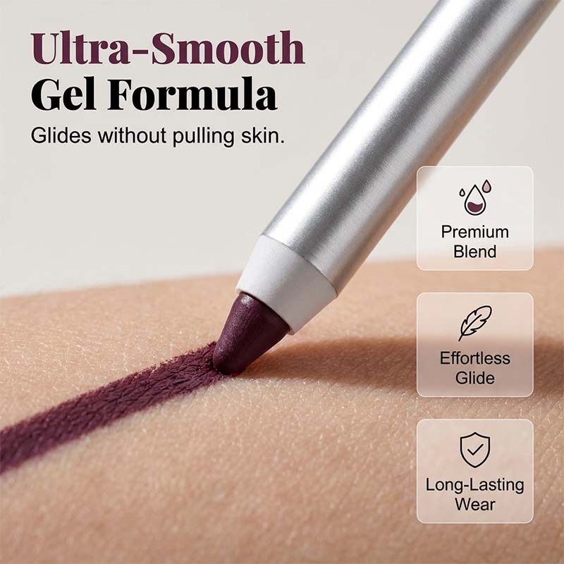 🔥🎁 2+1 GRATIS!!🥳 💞 50K+ VERKAUFT! ⚡🖤 Wasserfester Gel-Eyeliner-Stift 👁️💧