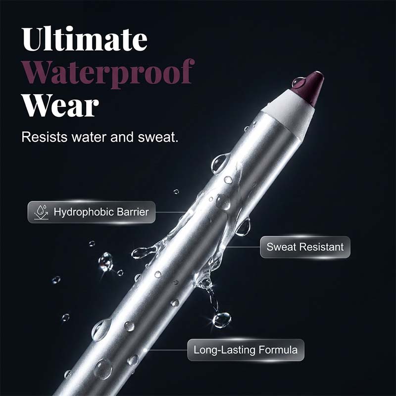 🔥🎁 2+1 GRATIS!!🥳 💞 50K+ VERKAUFT! ⚡🖤 Wasserfester Gel-Eyeliner-Stift 👁️💧