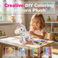 🎁 Letzter Tag Verkauf 50% Rabatt 🥳DIY-Set zum Ausmalen: Einhorn-Plüschtier