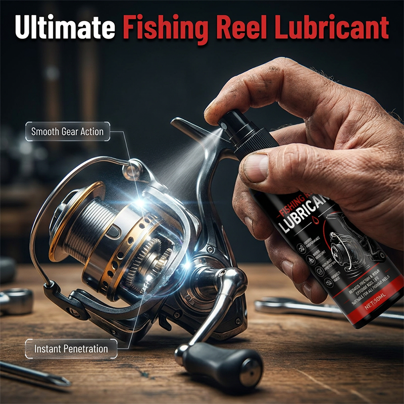 🔥 2+1 GRATIS!! 🎣 Nettoyant Lubrifiant Tout-en-Un pour l'Entretien des Moulinets de Pêche 🧴