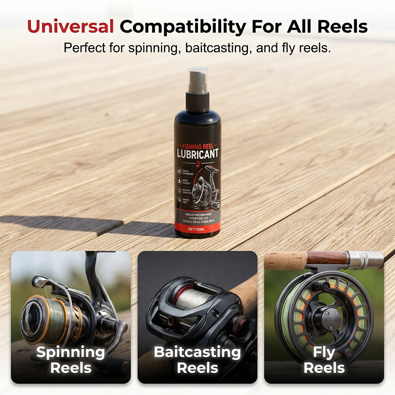 🔥 2+1 GRATIS!! 🎣 Nettoyant Lubrifiant Tout-en-Un pour l'Entretien des Moulinets de Pêche 🧴