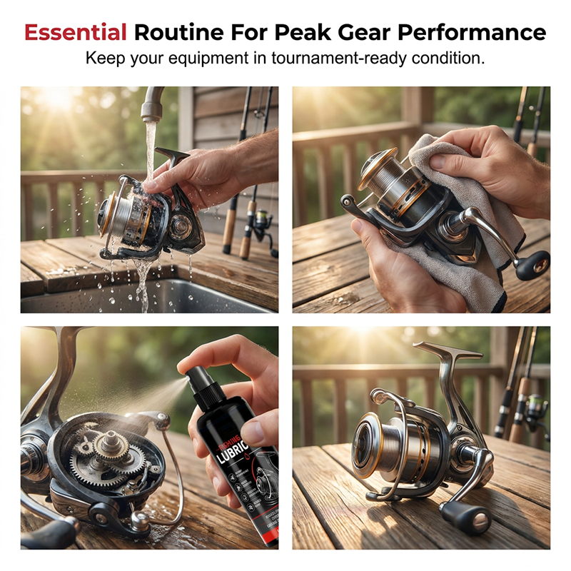🔥 2+1 GRATIS!! 🎣 Nettoyant Lubrifiant Tout-en-Un pour l'Entretien des Moulinets de Pêche 🧴