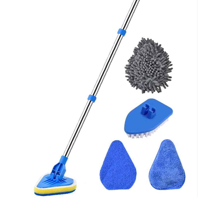Teleskop-Reinigungsbürste mit mehreren Bürstenköpfen