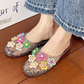 Transparente, glitzernde Damen-Slipper mit geschlossener Zehenpartie