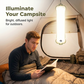 🔥🔥 2026 NEU 🥳💞 50K+ VERKAUFT! ⚡Foldable Capsule-Shaped Inflatable Solar Camping Lantern