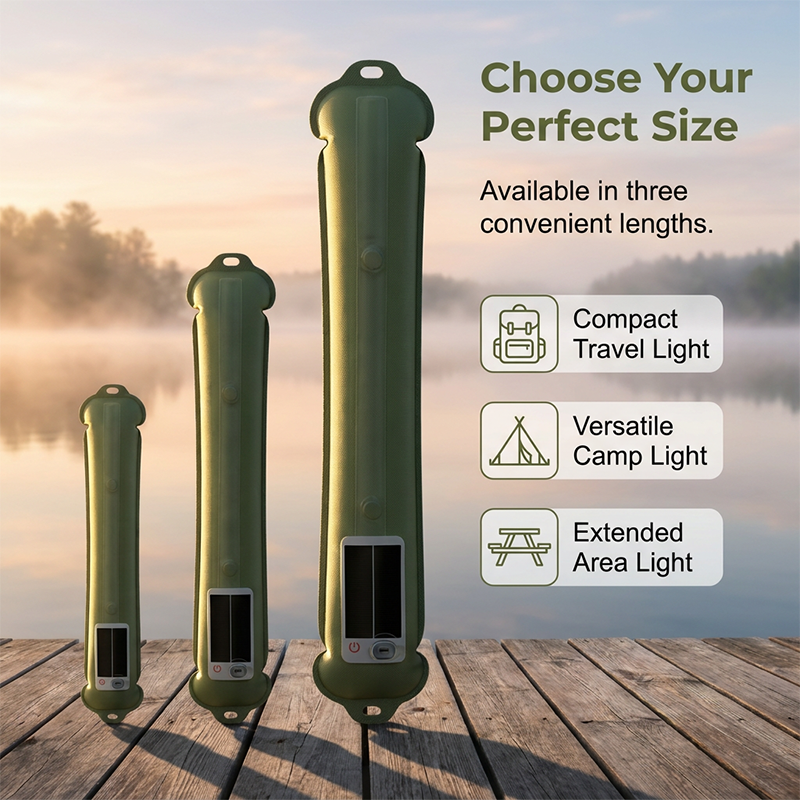 🔥🔥 2026 NEU 🥳💞 50K+ VERKAUFT! ⚡Foldable Capsule-Shaped Inflatable Solar Camping Lantern