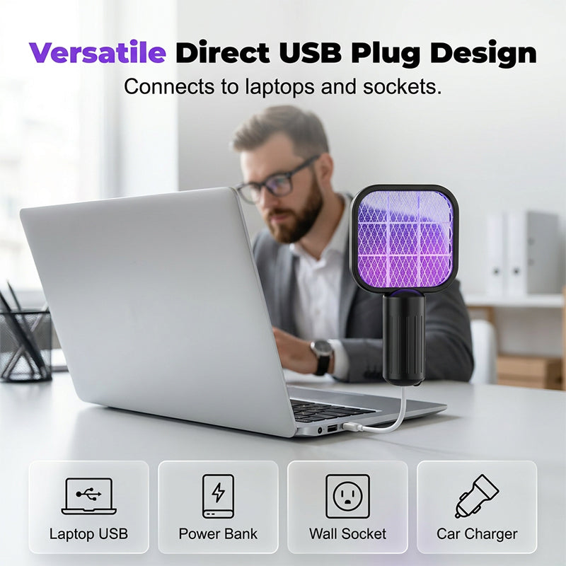 Elektrische Mückenklatsche mit USB-Anschluss