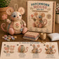 🎨 JETZT 50% RABATT!! 🎁✨ Handgefertigtes Nähset für eine Vintage-Maus aus Plüsch 🧵