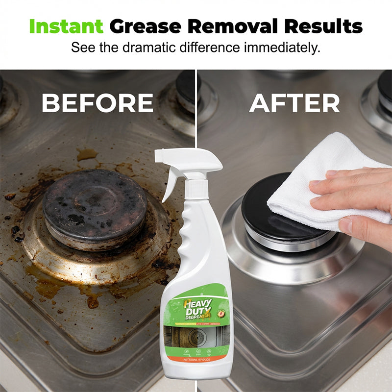 🔥🎁 2+1 GRATIS!!💦 Hochleistungs-Küchenentfettungsspray – Entfernt hartnäckigen Fett & Rückstände – Ideal für Herd, Backofen & Dunstabzugshaube 🏠