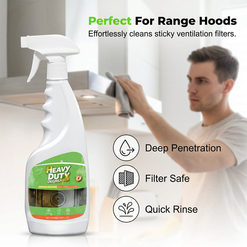 🔥🎁 2+1 GRATIS!!💦 Hochleistungs-Küchenentfettungsspray – Entfernt hartnäckigen Fett & Rückstände – Ideal für Herd, Backofen & Dunstabzugshaube 🏠
