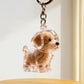 🏆 1 kaufen, 1 gratis! Ab nur 3,99 € pro Stück! 🐶🐾 Mein Haustier-Schlüsselanhänger – Personalisierbar | Perfektes Geschenk für Tierliebhaber