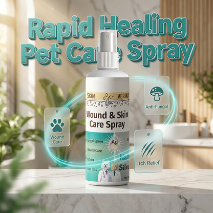 🔥2+1 GRATIS!!🐾✨ Wund- und Hautpflegespray für Hunde und Katzen – Beruhigt Schnitte und Schürfwunden in Sekunden 🐶