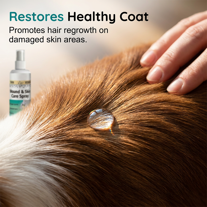 🔥2+1 GRATIS!!🐾✨ Wund- und Hautpflegespray für Hunde und Katzen – Beruhigt Schnitte und Schürfwunden in Sekunden 🐶