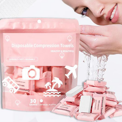 Portable Disposable Compressed Towels