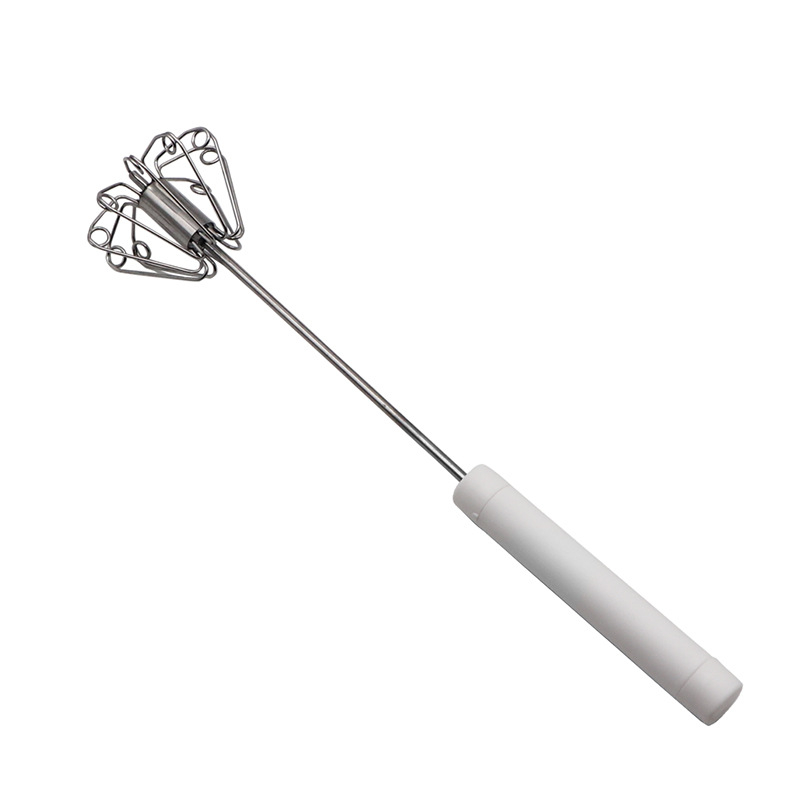 🥚 2 kaufen, 1 gratis! 🔥 Halbautomatischer Edelstahl-Schneebesen, schnell, perfekt für Eier, Teig & Sahne 🍳