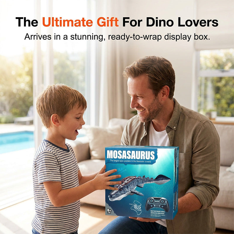 2,4-GHz-RC-Mosasaurus-Schwimmspielzeug mit Sprühfunktion