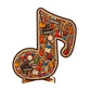 📢📢50 % Rabatt!!🥳 💞 50K+ VERKAUFT! ⚡🧩Holzpuzzle in Form einer Musiknote